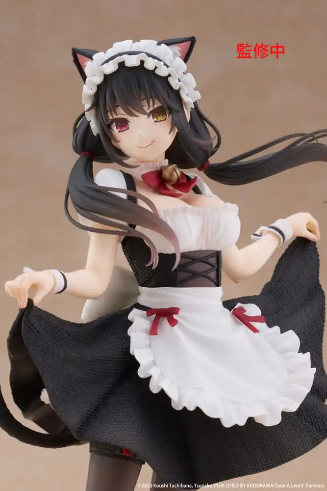Date A Live V Coreful PVC Statue Kurumi Tokisaki Cat Ear Maid Ver. 18 cm product photo