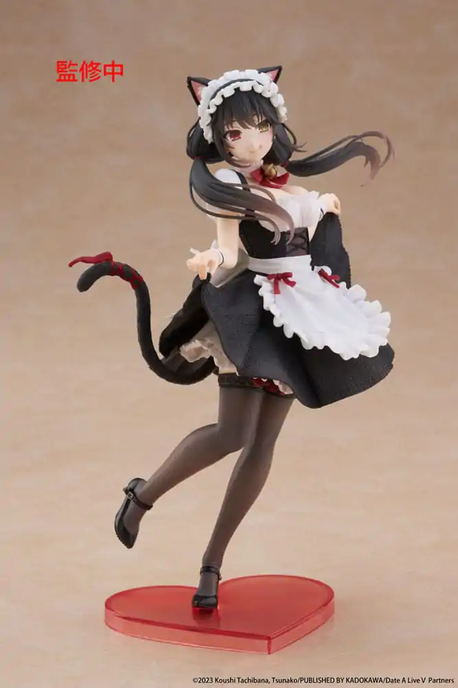 Date A Live V Coreful PVC Statue Kurumi Tokisaki Cat Ear Maid Ver. 18 cm product photo