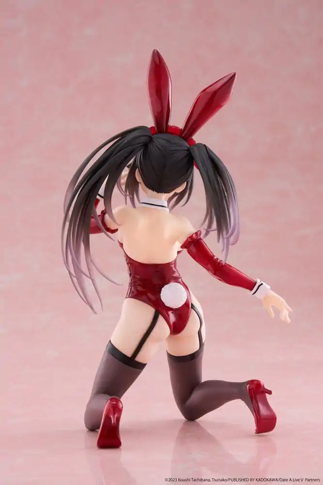 Date A Live V PVC Statue Desktop Cute Figure Kurumi Tokisaki Bunny Ver. 13 cm termékfotó