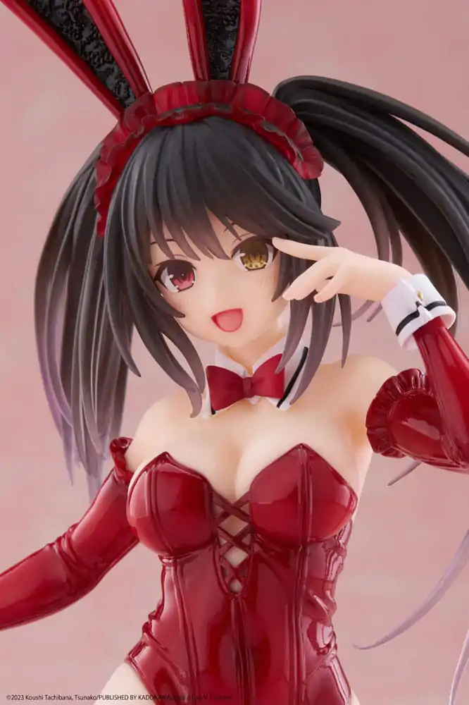 Date A Live V PVC Statue Desktop Cute Figure Kurumi Tokisaki Bunny Ver. 13 cm termékfotó