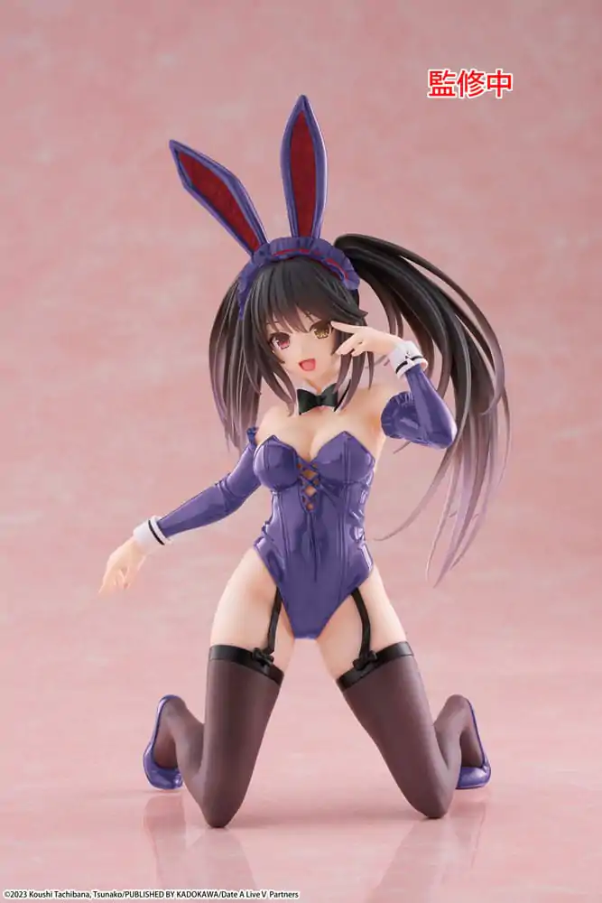 Date A Live V PVC Statue Desktop Cute Figure Kurumi Tokisaki Bunny Ver. Renewal 13 cm        product photo