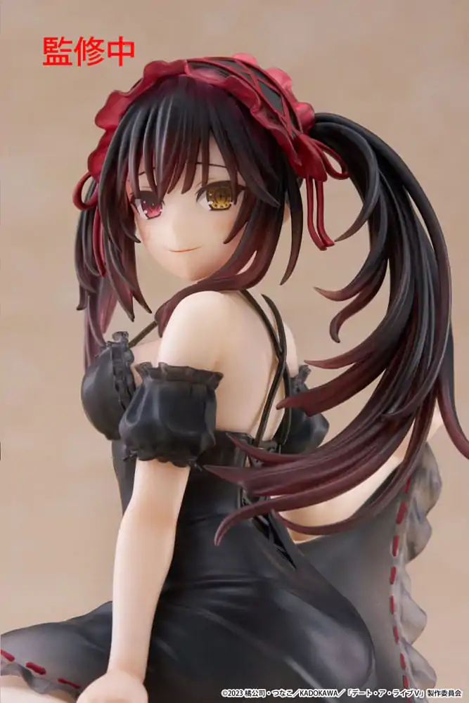 Date A Live V PVC Statue Desktop Cute Figure Kurumi Tokisaki Nightwear Ver. 13 cm product photo