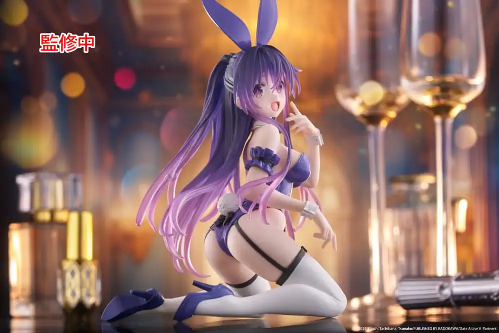 Date A Live V PVC Statue Desktop Cute Figure Tohka Yatogami Bunny Ver. 13 cm product photo