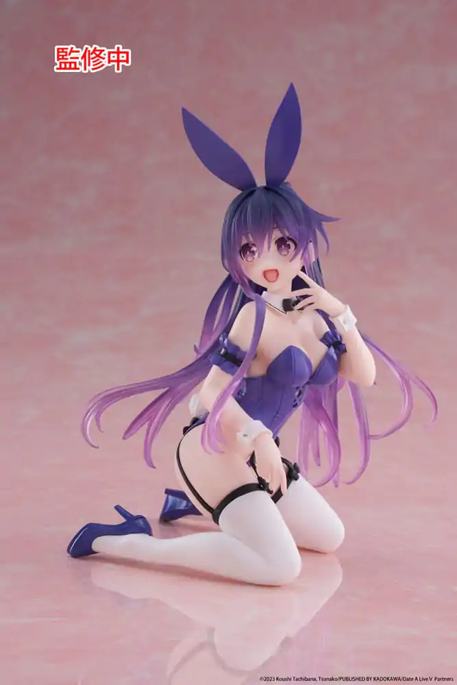 Date A Live V PVC Statue Desktop Cute Figure Tohka Yatogami Bunny Ver. 13 cm product photo