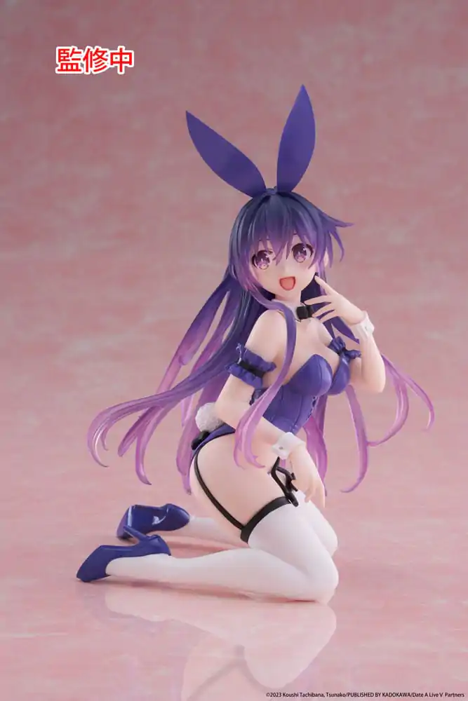 Date A Live V PVC Statue Desktop Cute Figure Tohka Yatogami Bunny Ver. 13 cm product photo