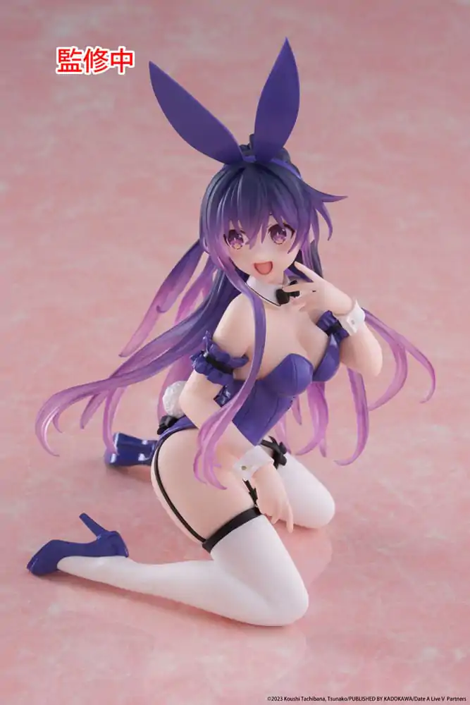 Date A Live V PVC Statue Desktop Cute Figure Tohka Yatogami Bunny Ver. 13 cm product photo