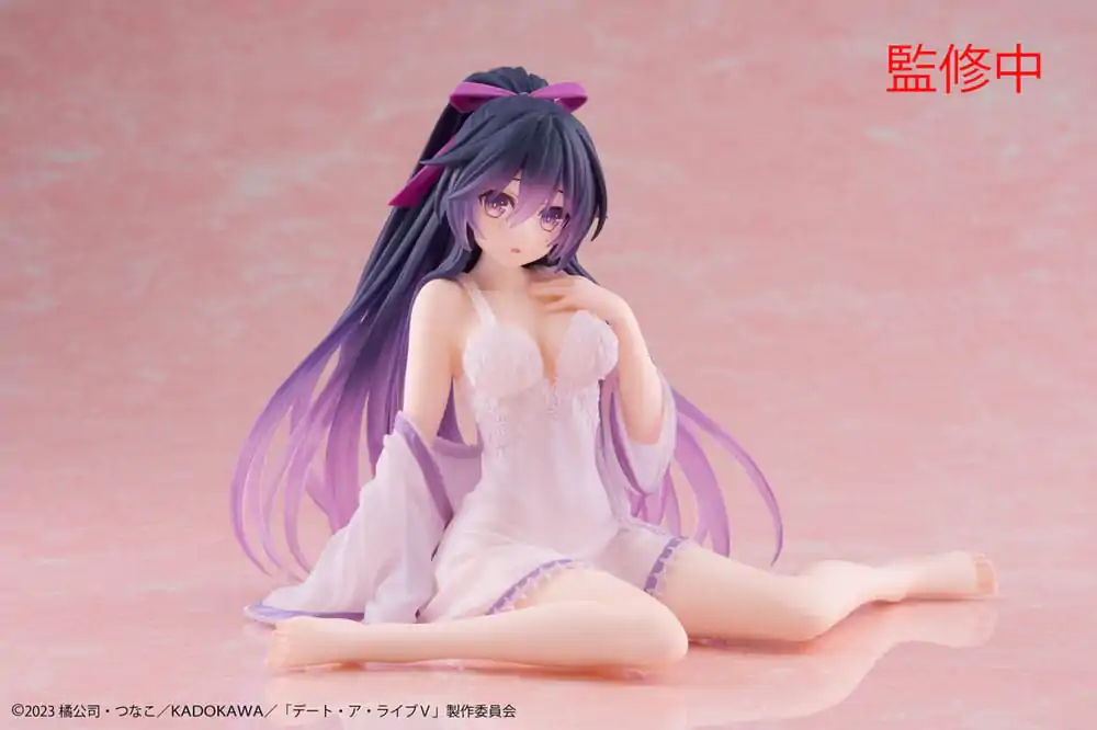 Date A Live V PVC Statue Desktop Cute Figure Tohka Yatogami Nightwear Ver. 13 cm product photo