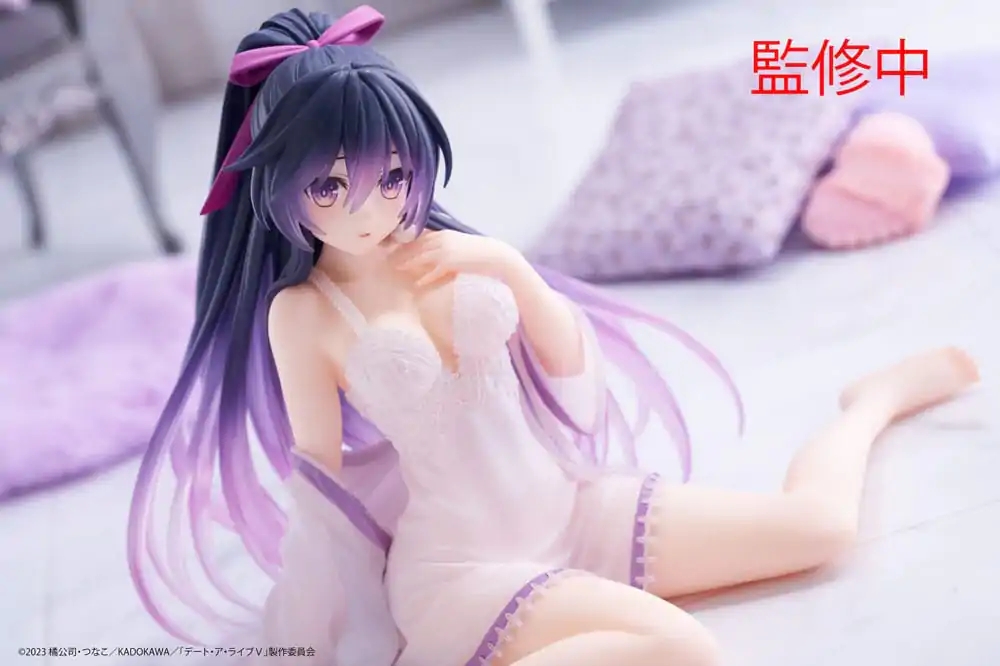 Date A Live V PVC Statue Desktop Cute Figure Tohka Yatogami Nightwear Ver. 13 cm product photo