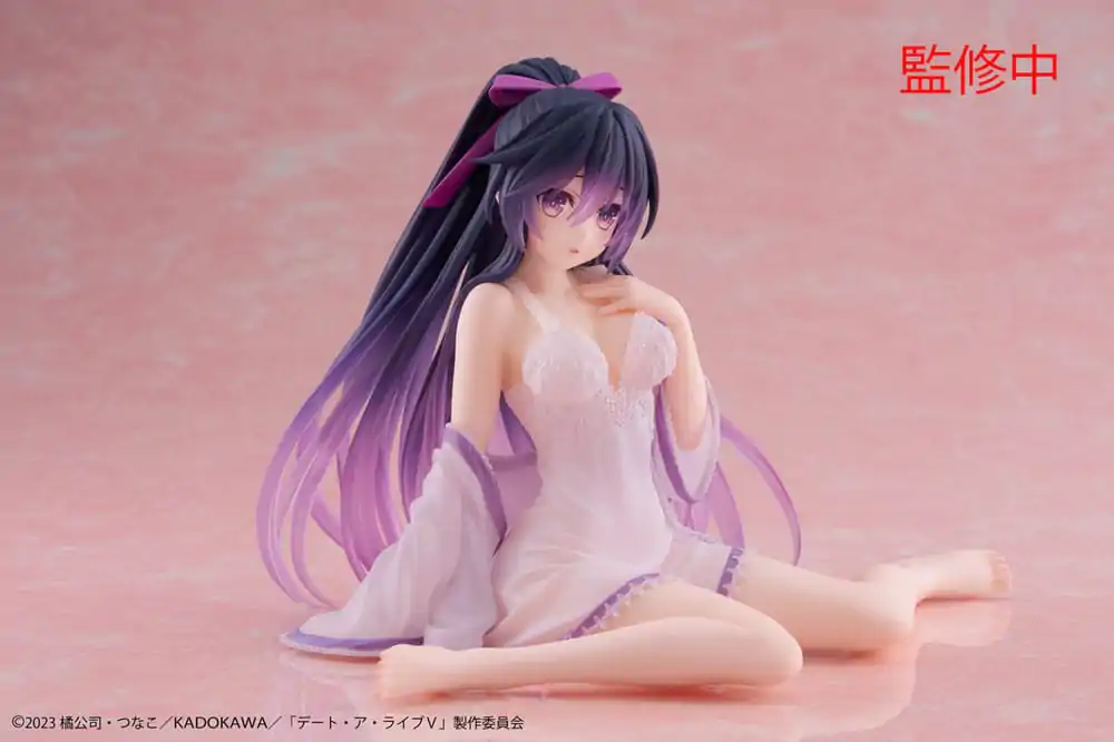 Date A Live V PVC Statue Desktop Cute Figure Tohka Yatogami Nightwear Ver. 13 cm product photo