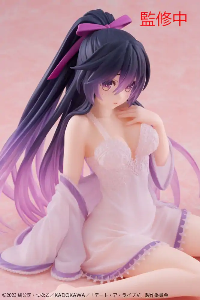 Date A Live V PVC Statue Desktop Cute Figure Tohka Yatogami Nightwear Ver. 13 cm product photo
