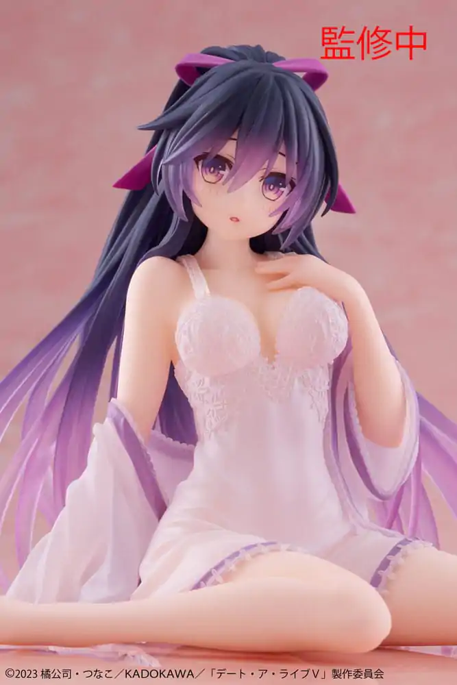 Date A Live V PVC Statue Desktop Cute Figure Tohka Yatogami Nightwear Ver. 13 cm product photo
