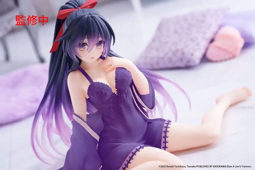 Date A Live V PVC Statue Desktop Cute Figure Tohka Yatogami Nightwear Ver. Renewal 13 cm product photo
