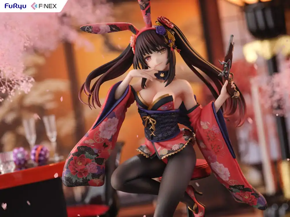 Date A Live V F:NEX PVC Statue 1/7 Kurumi Tokisaki Wa-bunny 27 cm product photo