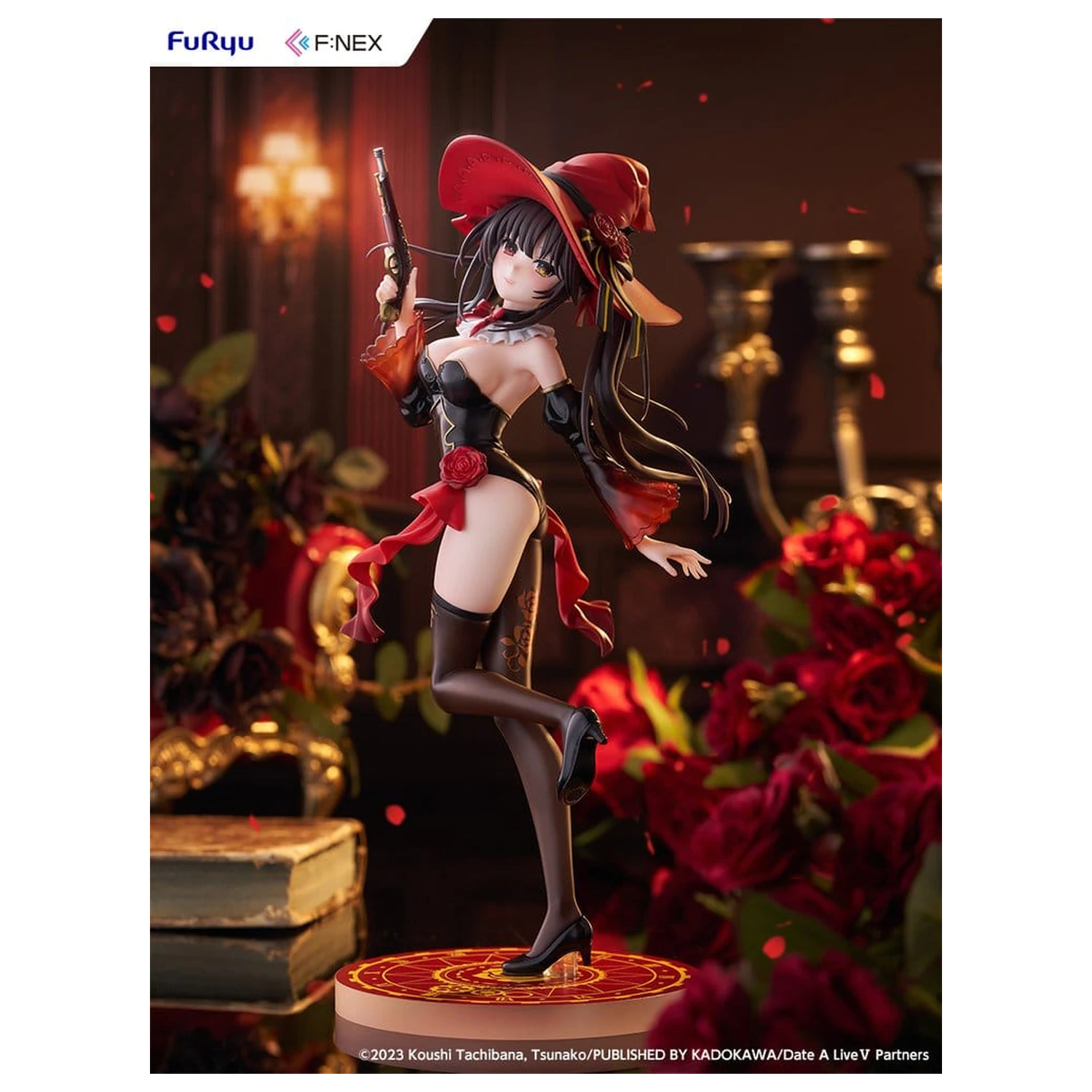 Date A Live V F:Nex PVC Figure 1/7 Kurumi Tokisaki Witch Style ver. 25 cm product photo