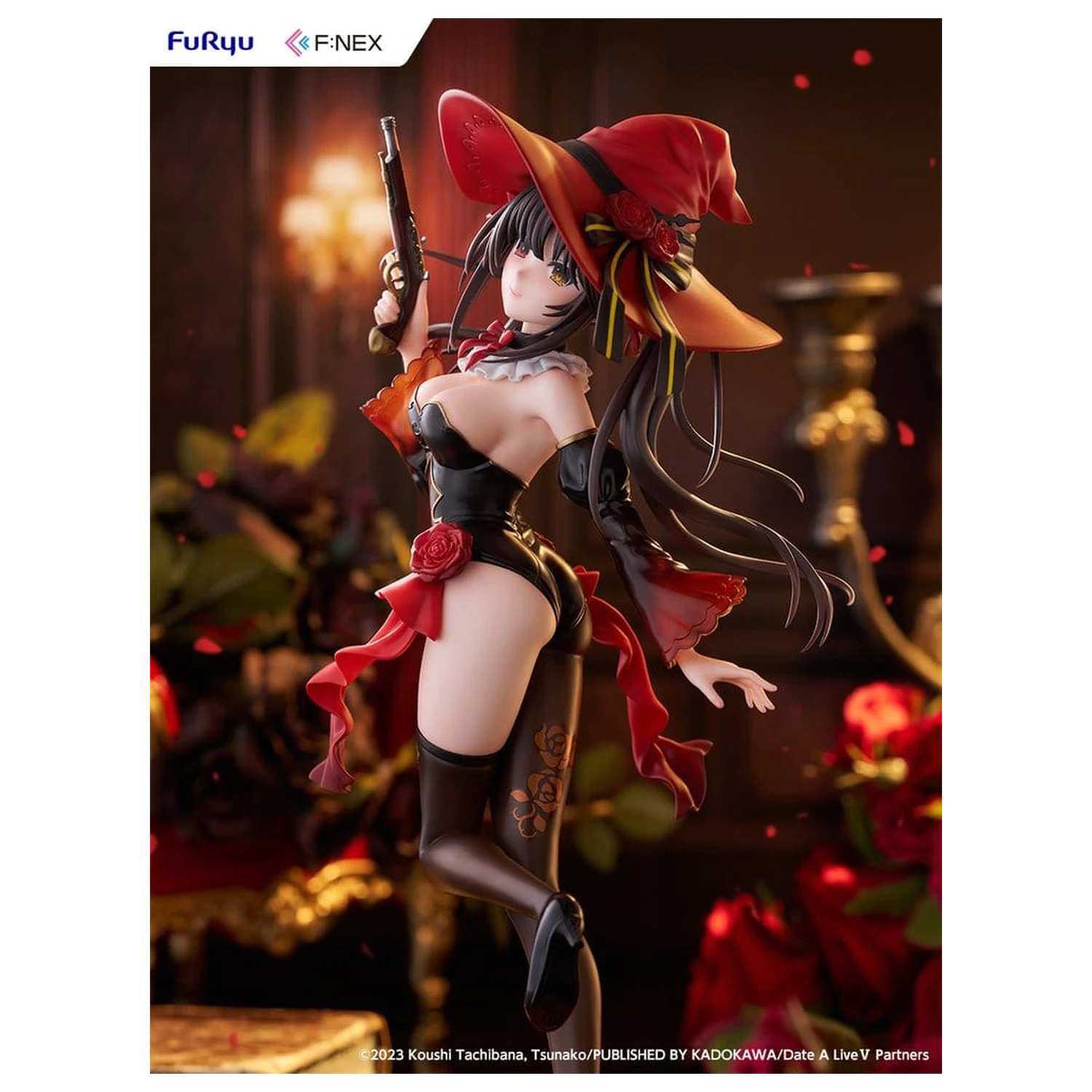 Date A Live V F:Nex PVC Figure 1/7 Kurumi Tokisaki Witch Style ver. 25 cm product photo