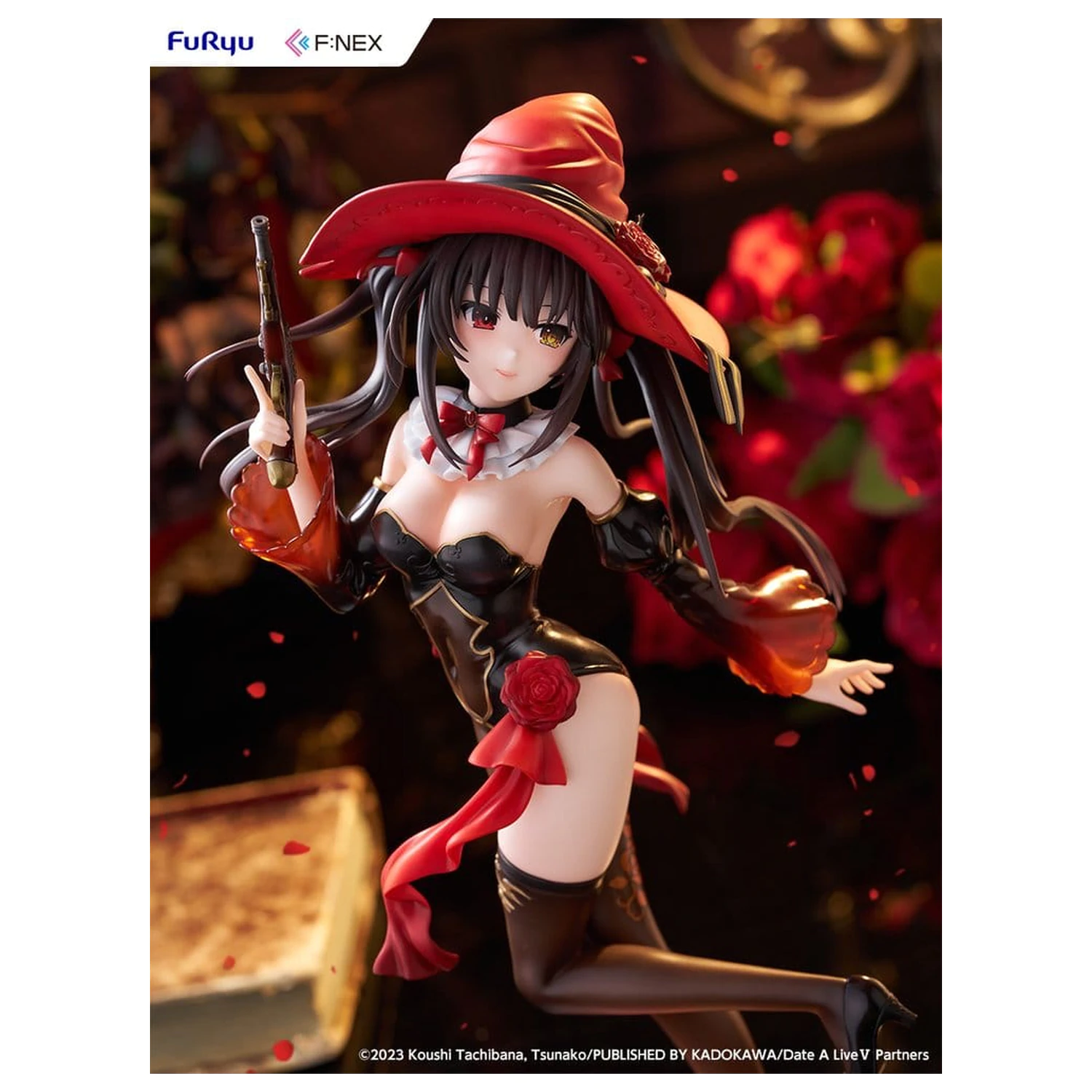 Date A Live V F:Nex PVC Figure 1/7 Kurumi Tokisaki Witch Style ver. 25 cm product photo