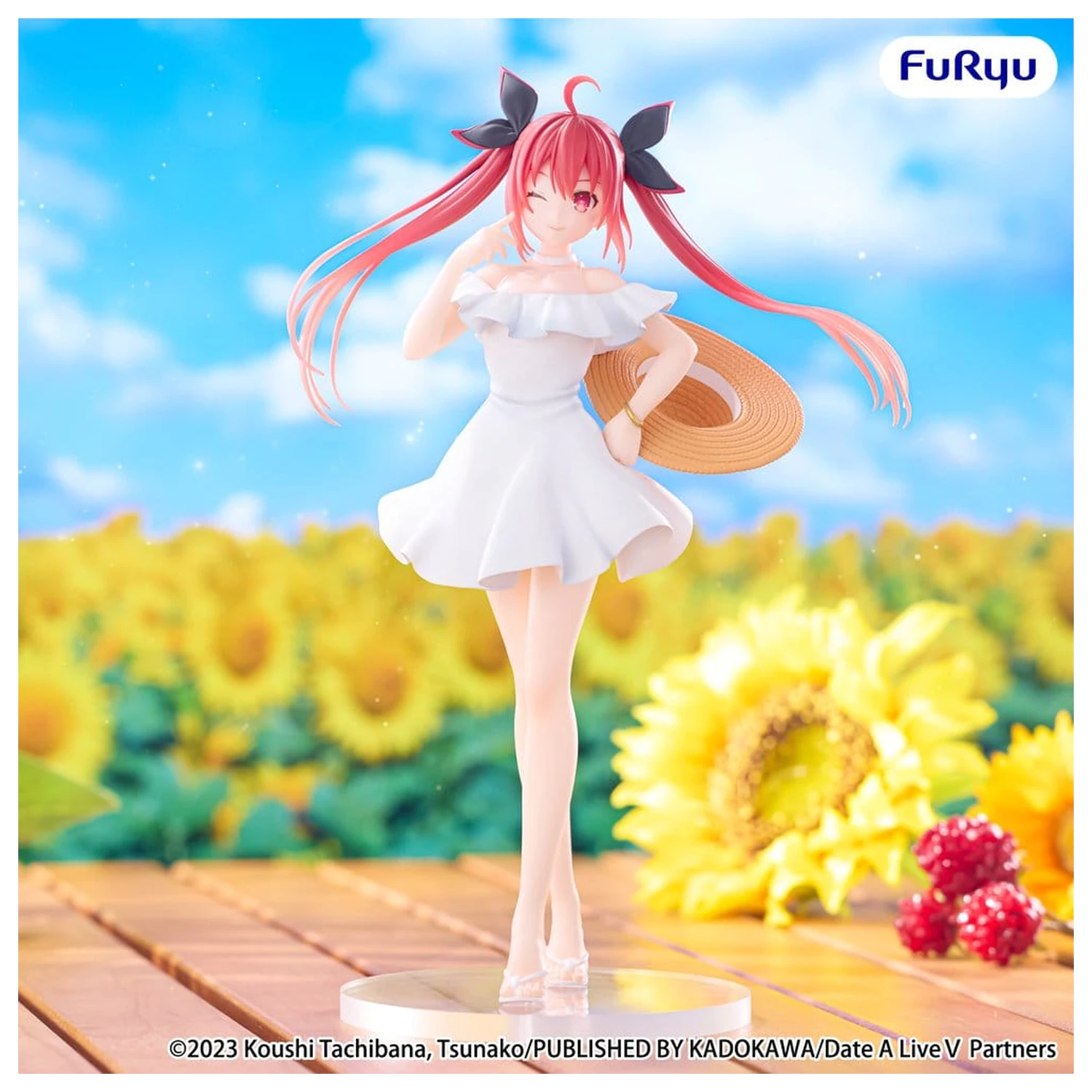 Date A Live V Muchute PVC Statue Kotori Itsuka Summer Dress 20 cm    product photo
