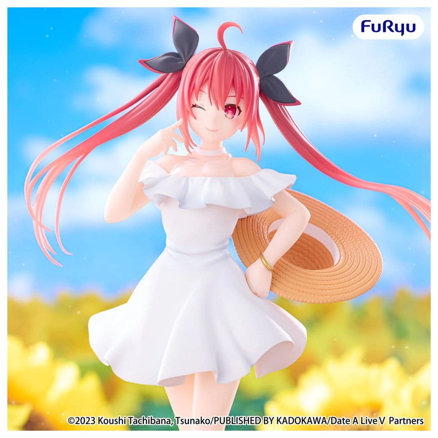 Date A Live V Muchute PVC Statue Kotori Itsuka Summer Dress 20 cm    product photo