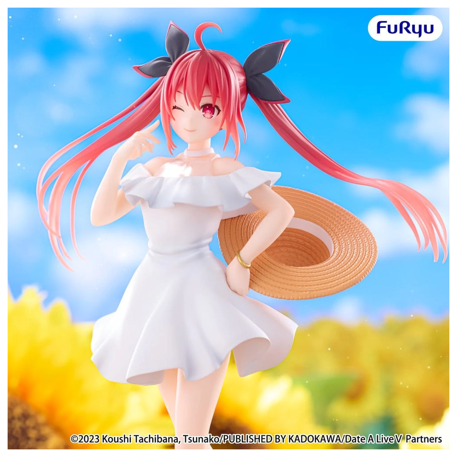 Date A Live V Muchute PVC Statue Kotori Itsuka Summer Dress 20 cm    product photo