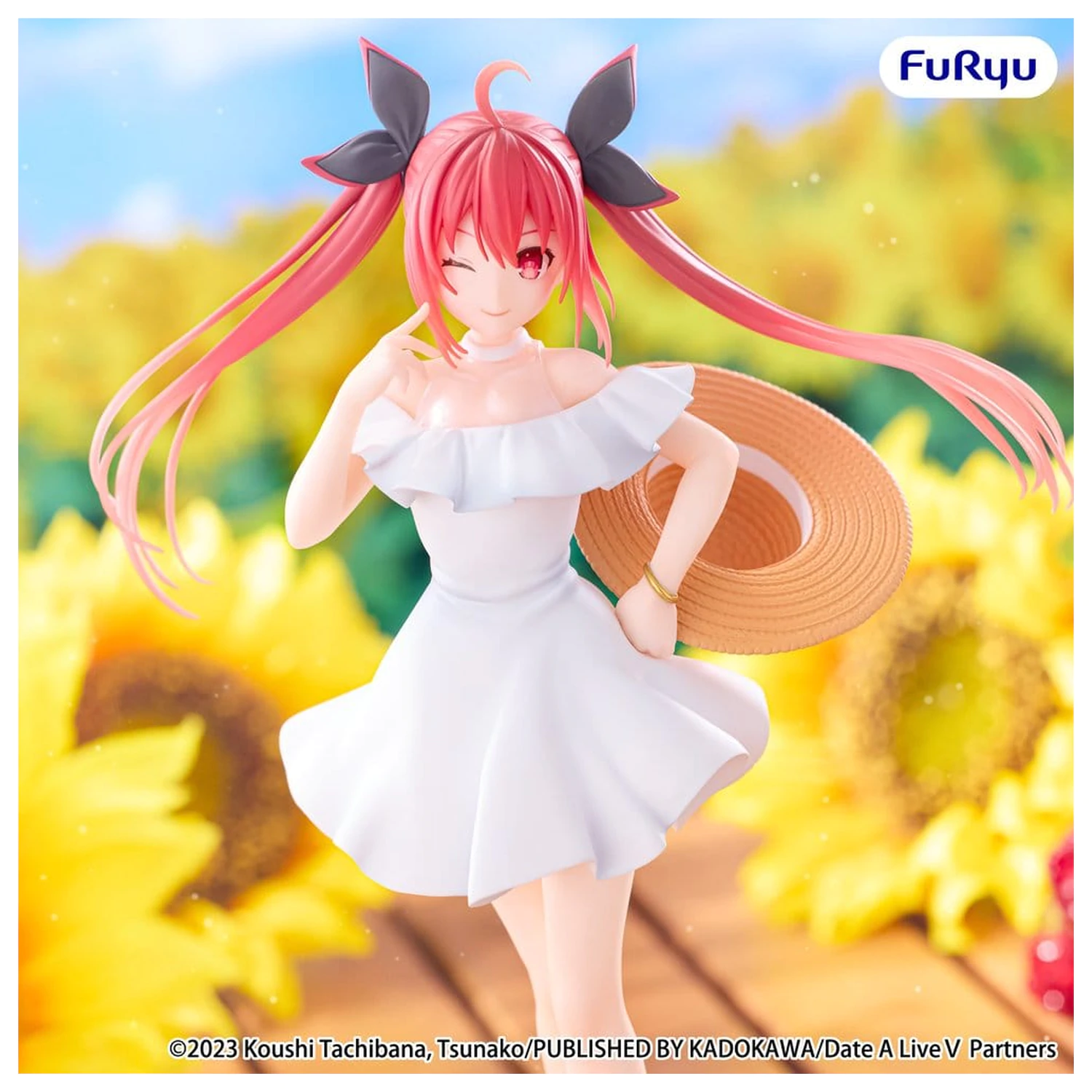 Date A Live V Muchute PVC Statue Kotori Itsuka Summer Dress 20 cm    product photo