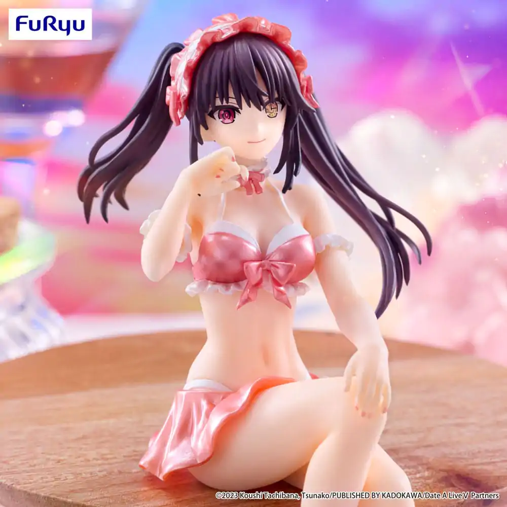Date A Live V Noodle Stopper PVC Statue Kurumi Tokisaki Swimsuit Pastel Red Color Ver. 15 cm    product photo