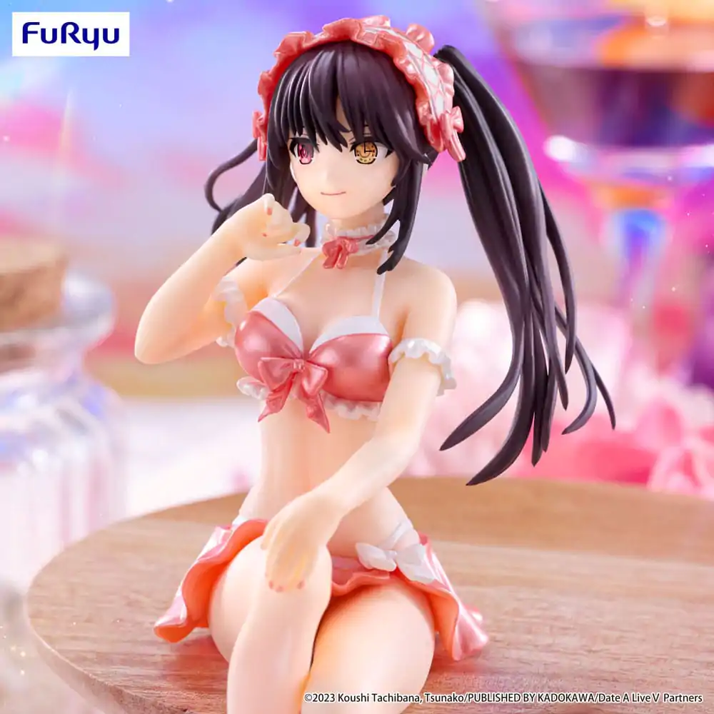 Date A Live V Noodle Stopper PVC Statue Kurumi Tokisaki Swimsuit Pastel Red Color Ver. 15 cm    product photo