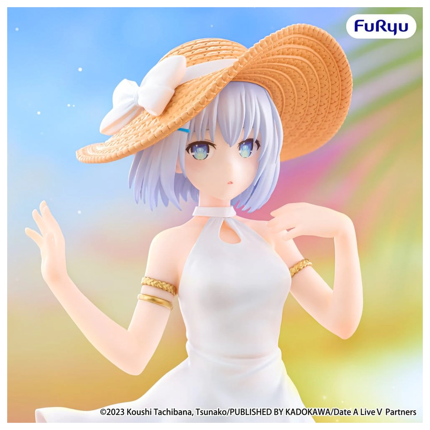 Date A Live V PVC Figure Origami Tobiichi Summer Dress 20 cm product photo