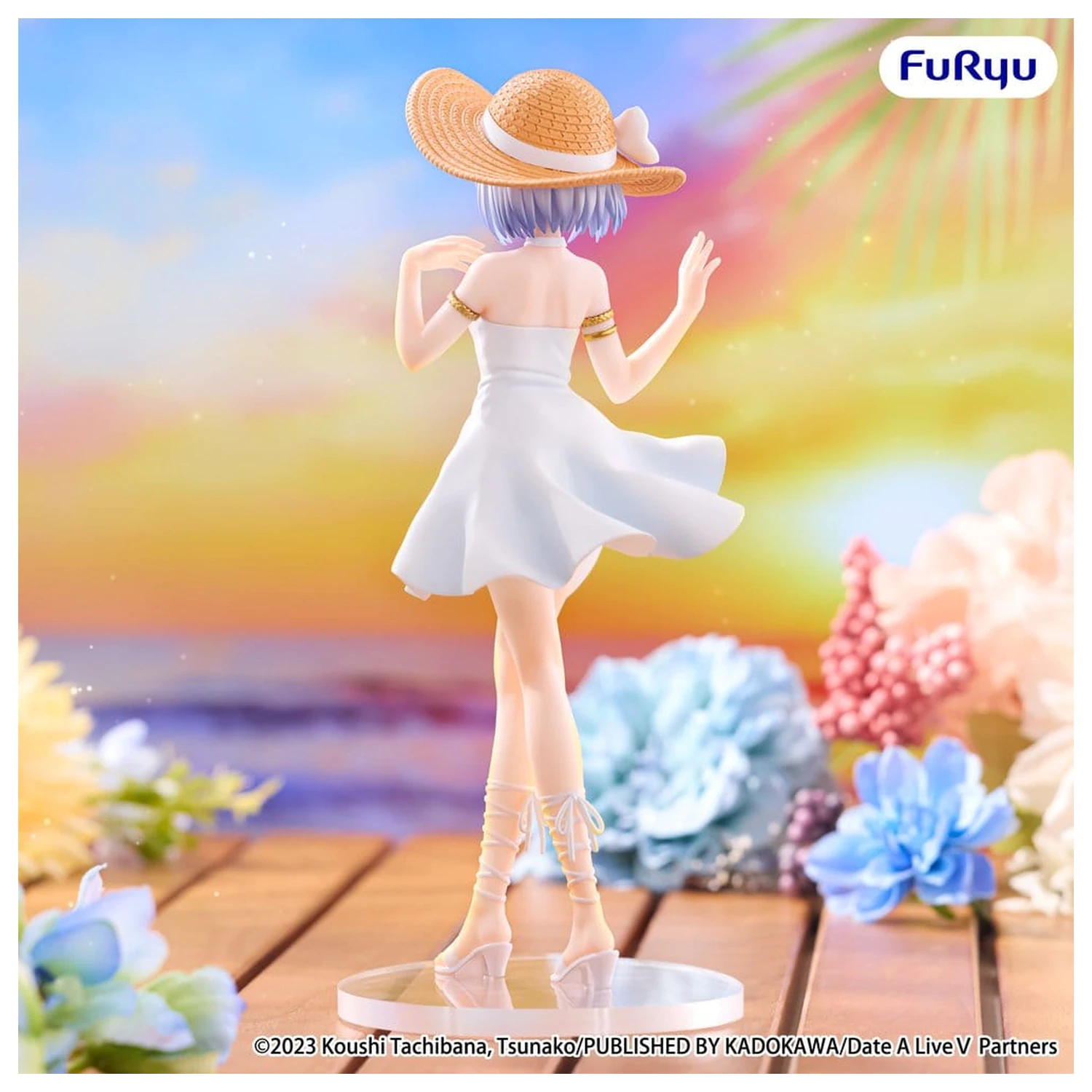 Date A Live V PVC Figure Origami Tobiichi Summer Dress 20 cm product photo