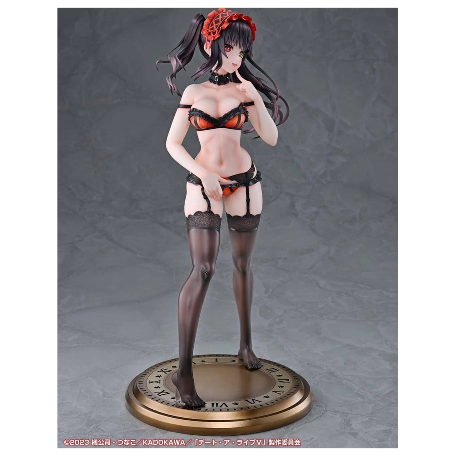 Date A Live V Re:Dress PVC Figure 1/4 Kurumi Tokisaki Dress shirt Ver. 40 cm product photo