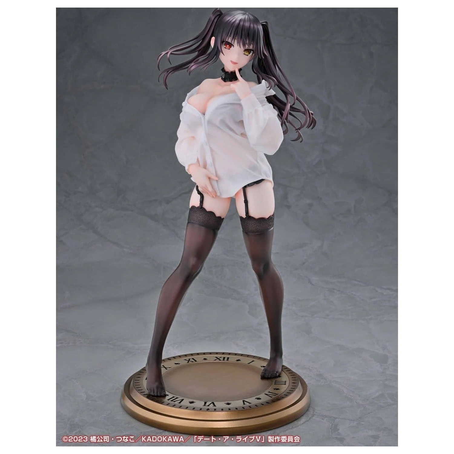 Date A Live V Re:Dress PVC Figure 1/4 Kurumi Tokisaki Dress shirt Ver. 40 cm product photo