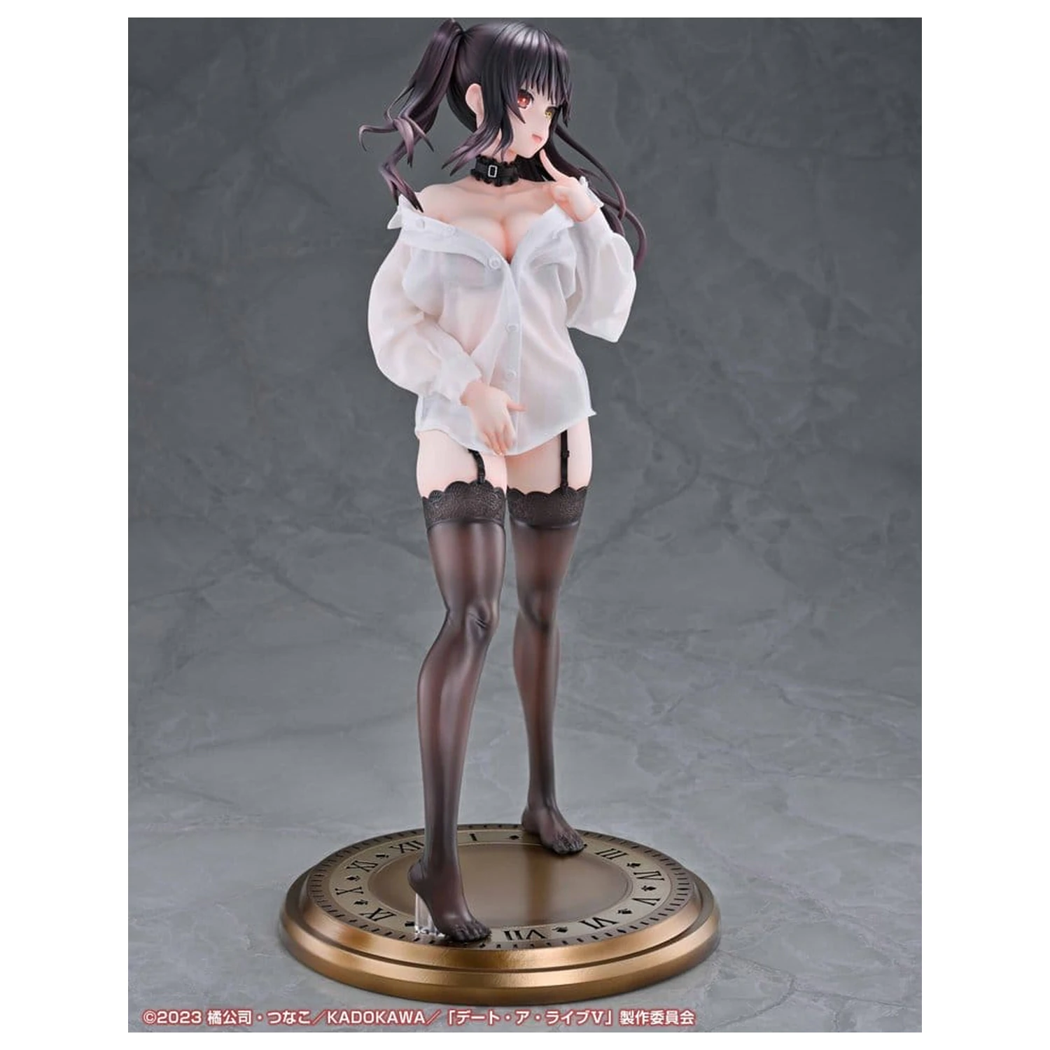 Date A Live V Re:Dress PVC Figure 1/4 Kurumi Tokisaki Dress shirt Ver. 40 cm product photo