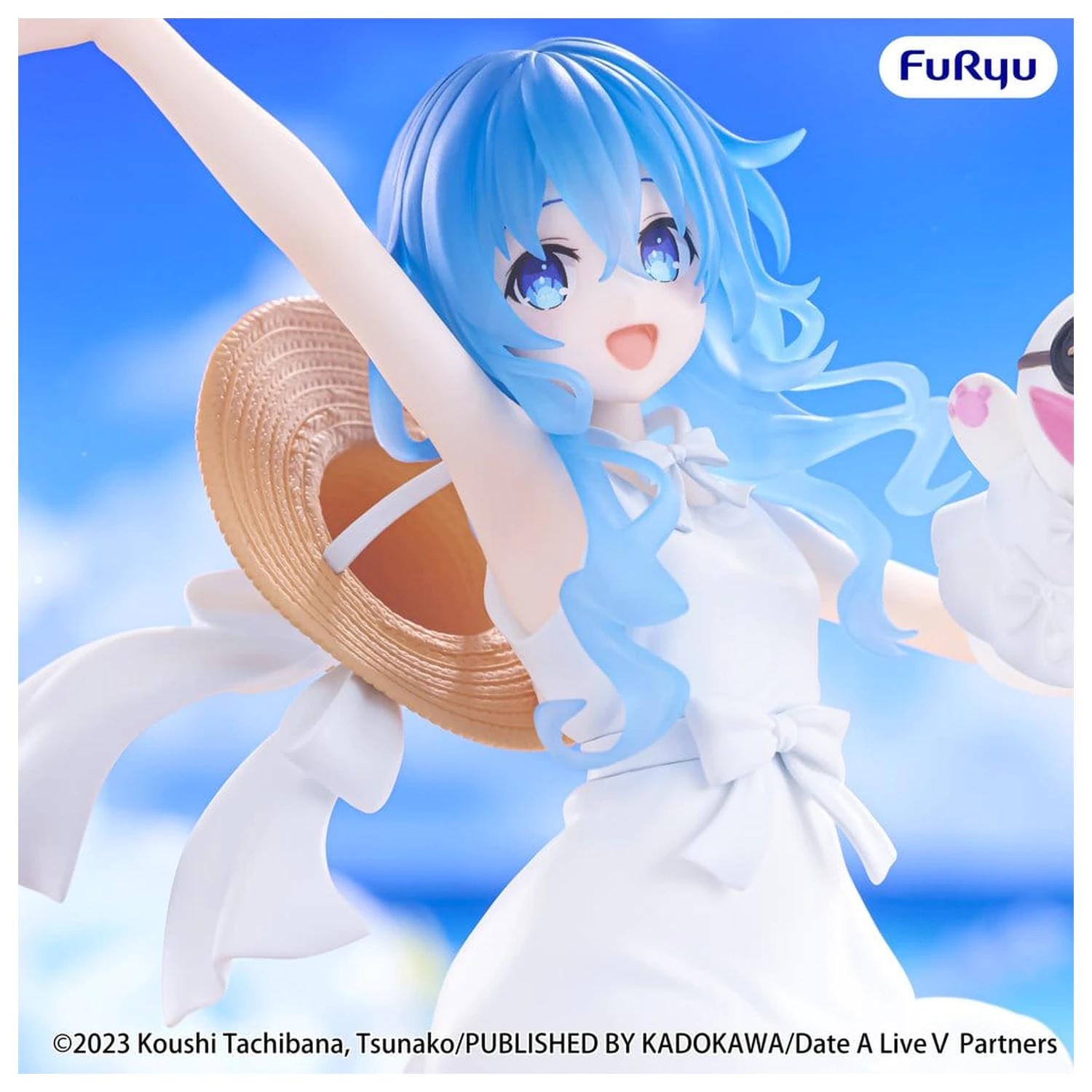 Date A Live V Summer Dress PVC Figure Yoshino 21 cm product photo