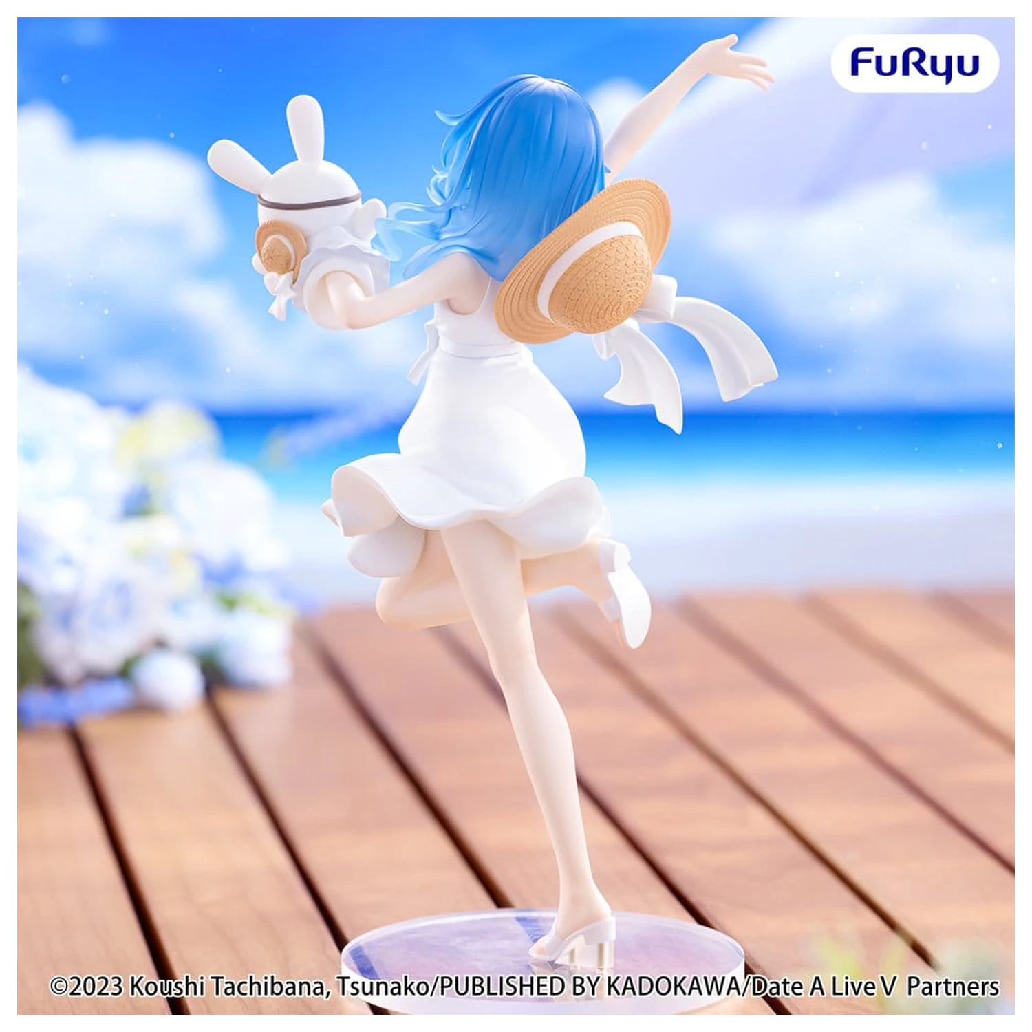 Date A Live V Summer Dress PVC Figure Yoshino 21 cm product photo
