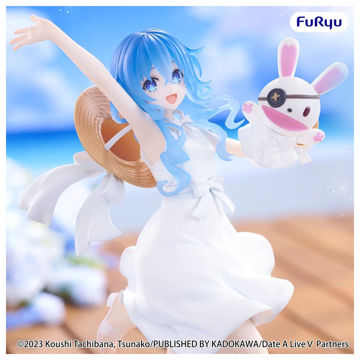 Date A Live V Summer Dress PVC Figure Yoshino 21 cm product photo