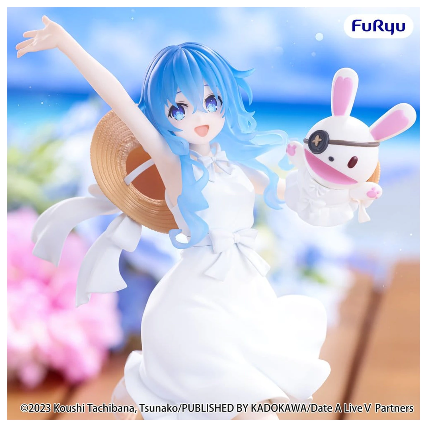 Date A Live V Summer Dress PVC Figure Yoshino 21 cm product photo