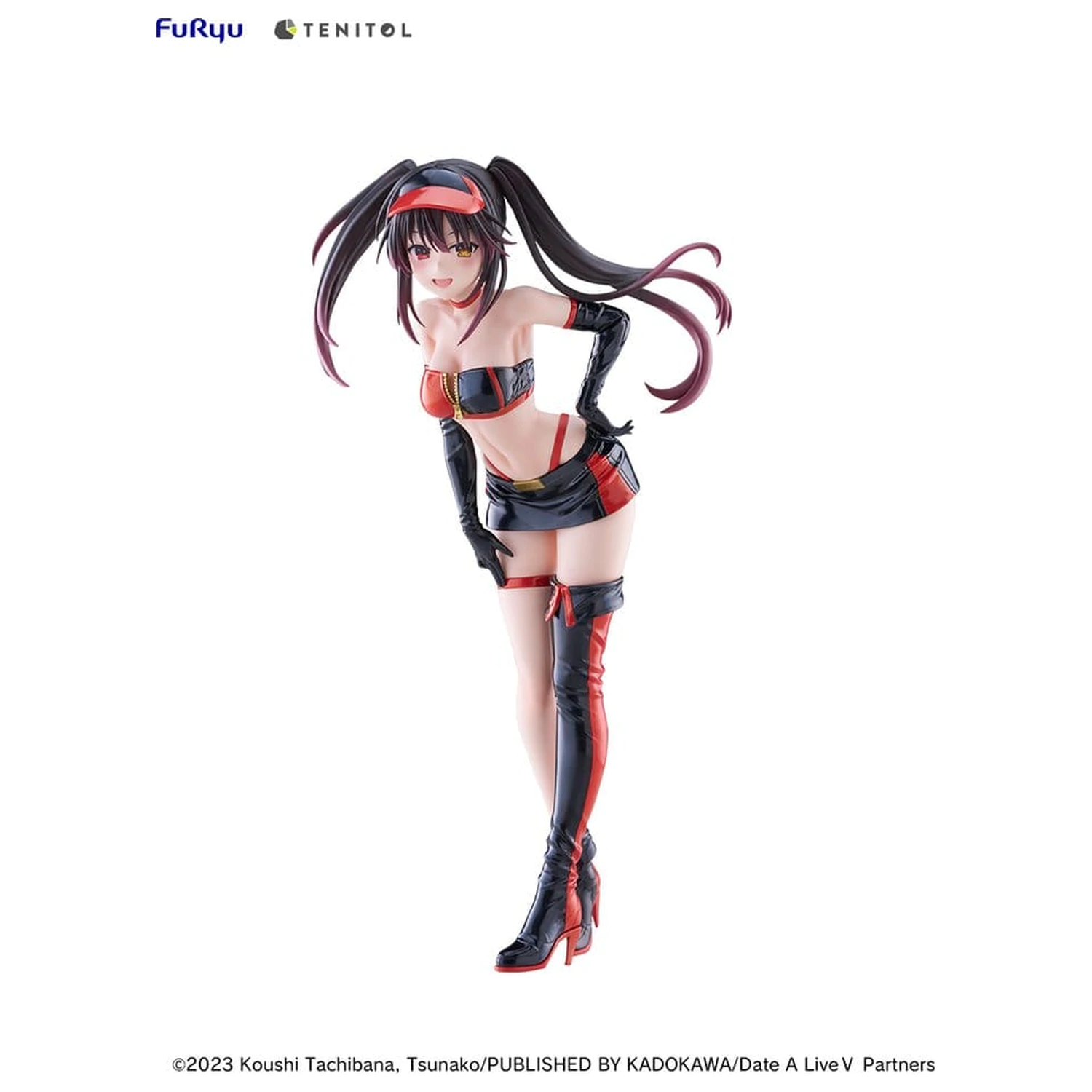 Date A Live V Tenitol Tall PVC Figure Kurumi Tokisaki Race Queen Ver. 29 cm product photo
