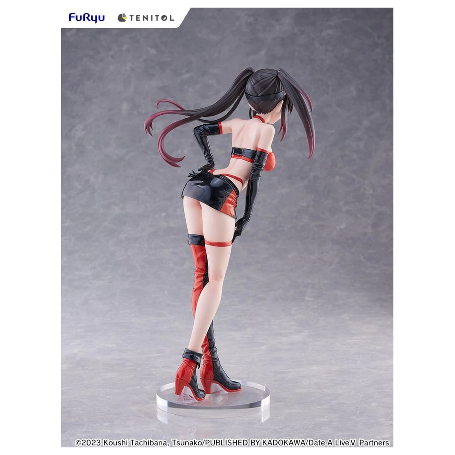 Date A Live V Tenitol Tall PVC Figure Kurumi Tokisaki Race Queen Ver. 29 cm product photo