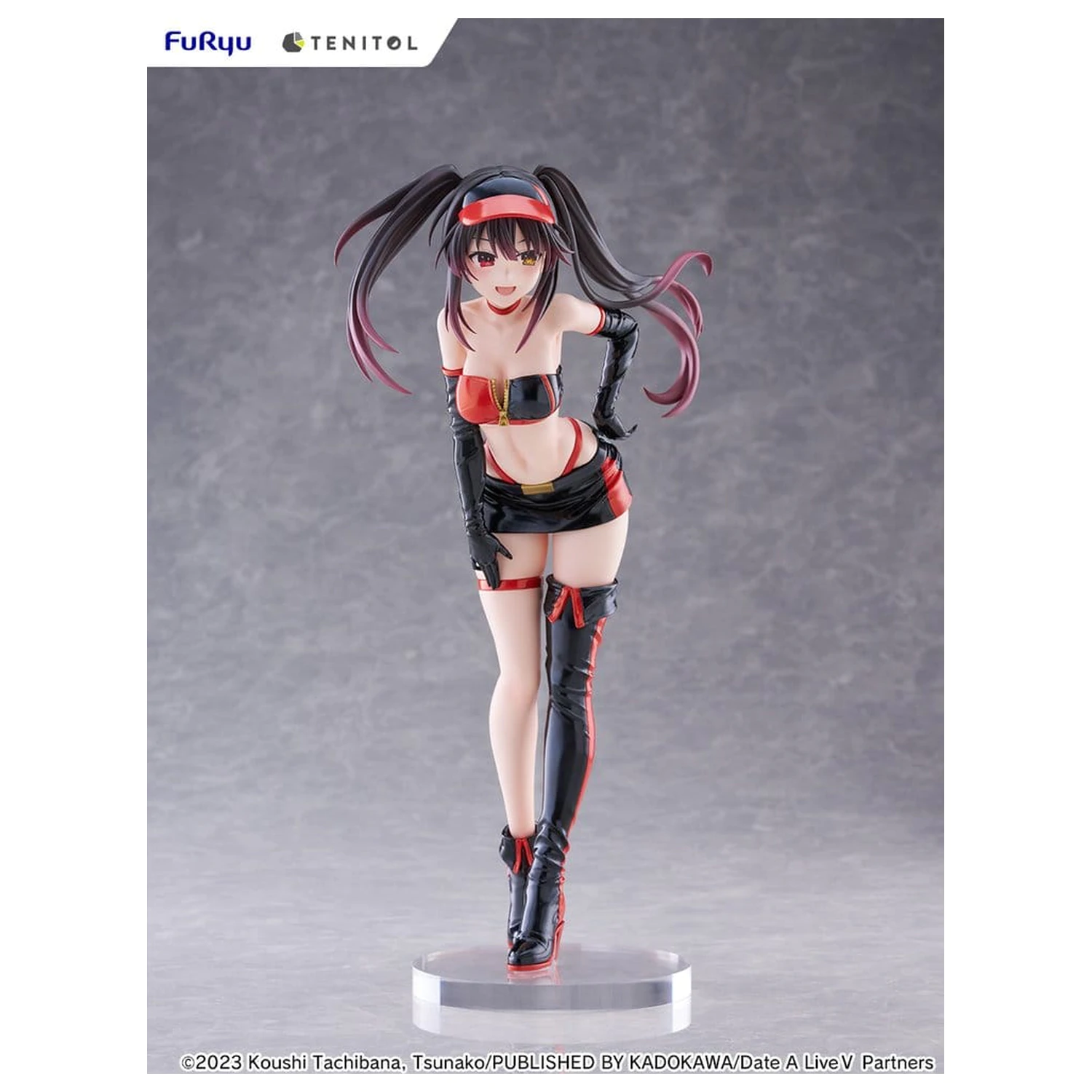 Date A Live V Tenitol Tall PVC Figure Kurumi Tokisaki Race Queen Ver. 29 cm product photo