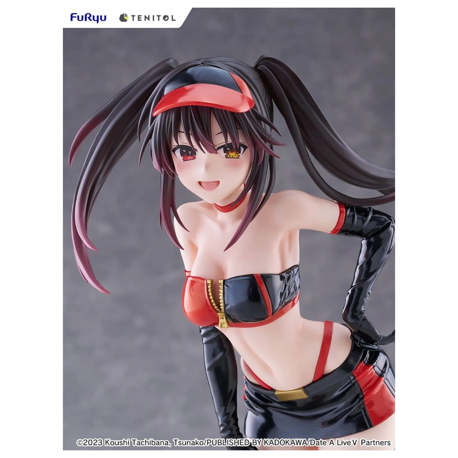 Date A Live V Tenitol Tall PVC Figure Kurumi Tokisaki Race Queen Ver. 29 cm product photo