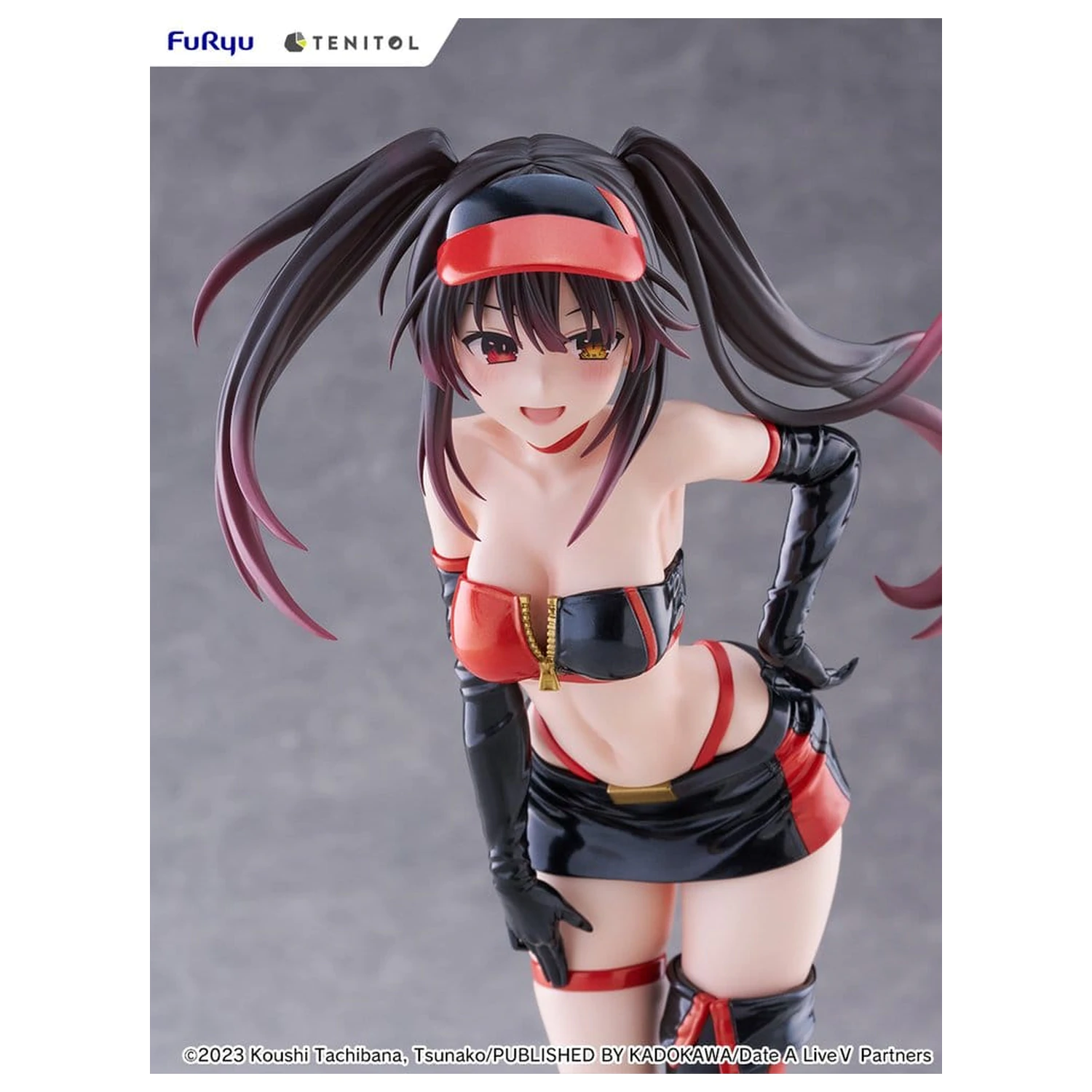 Date A Live V Tenitol Tall PVC Figure Kurumi Tokisaki Race Queen Ver. 29 cm product photo