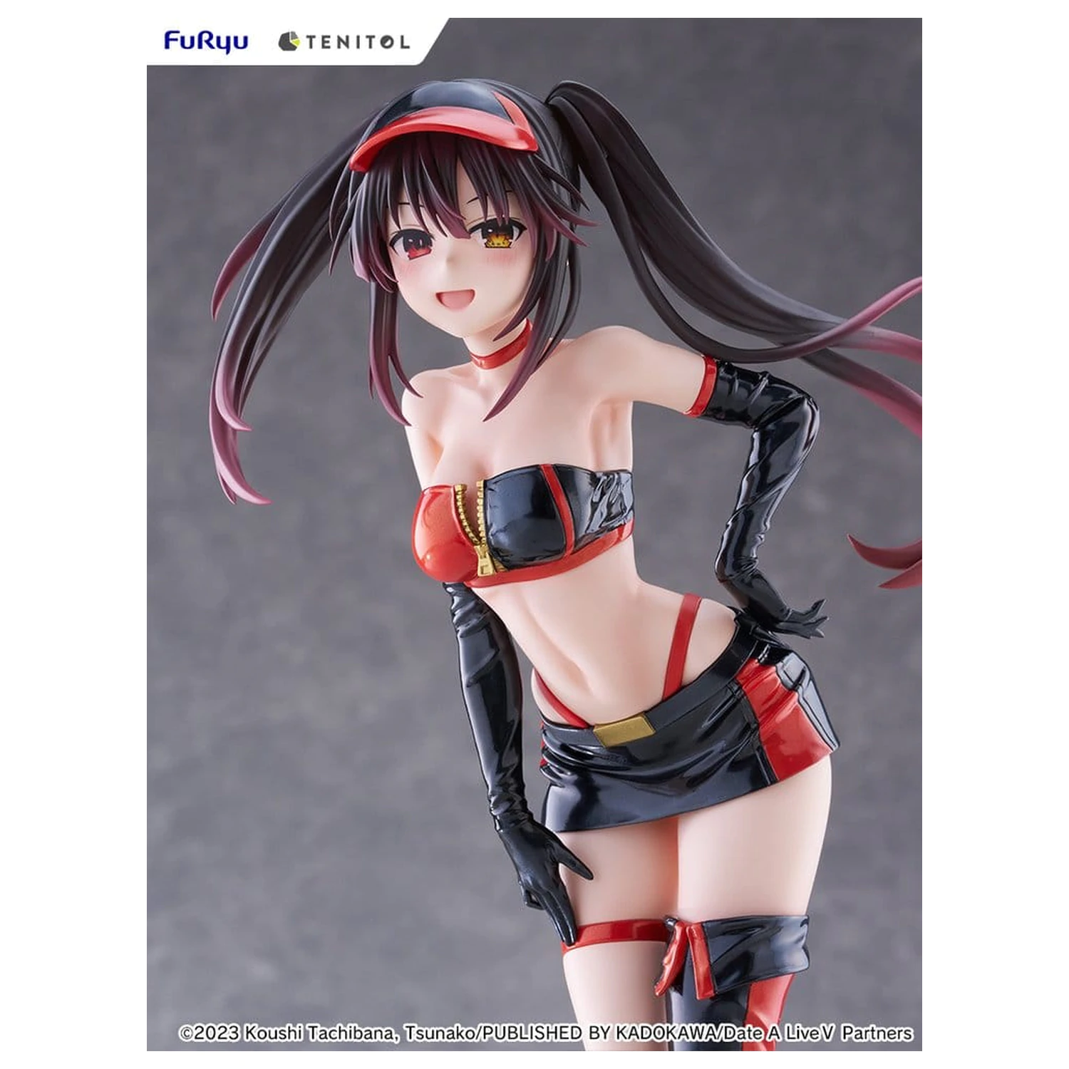 Date A Live V Tenitol Tall PVC Figure Kurumi Tokisaki Race Queen Ver. 29 cm product photo
