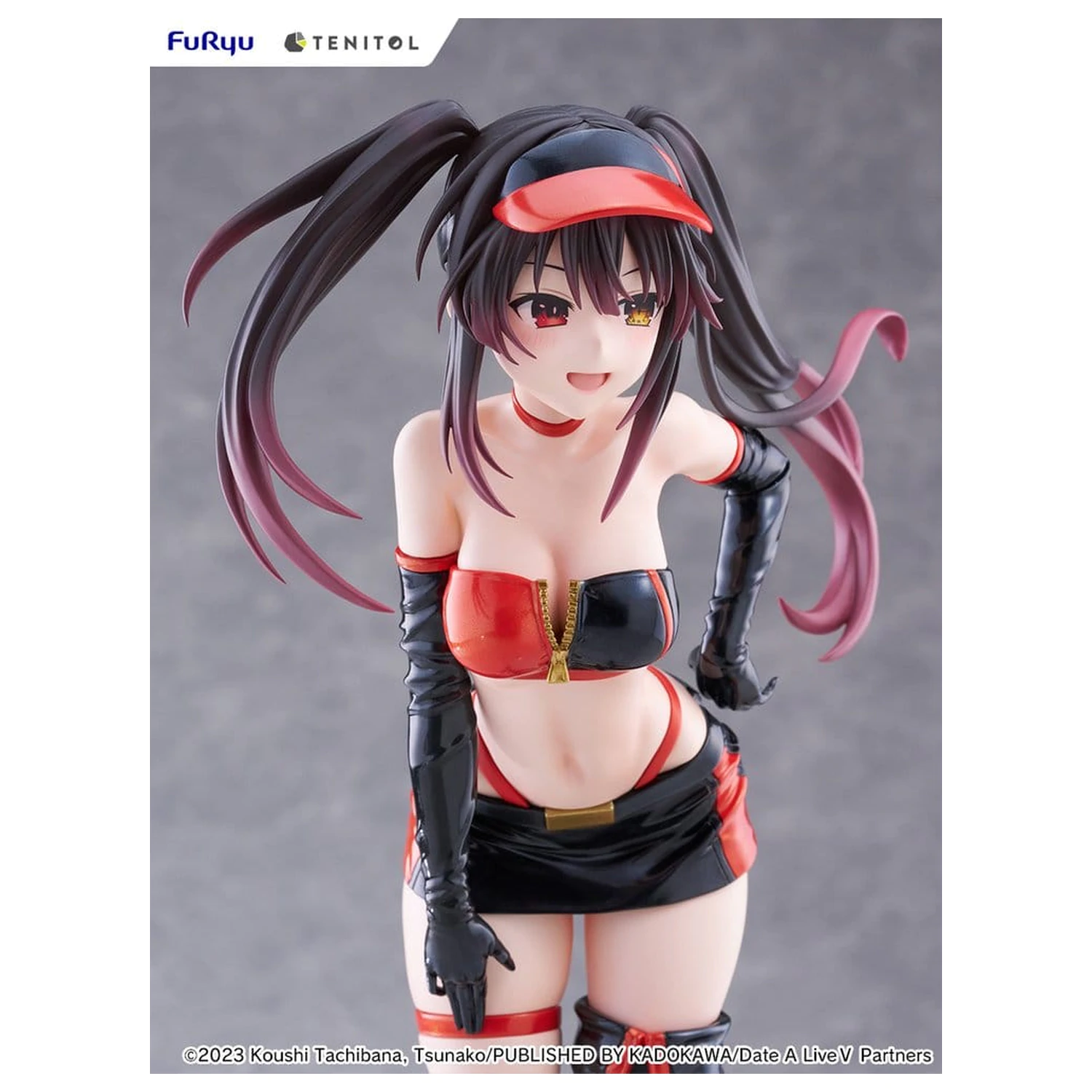 Date A Live V Tenitol Tall PVC Figure Kurumi Tokisaki Race Queen Ver. 29 cm product photo