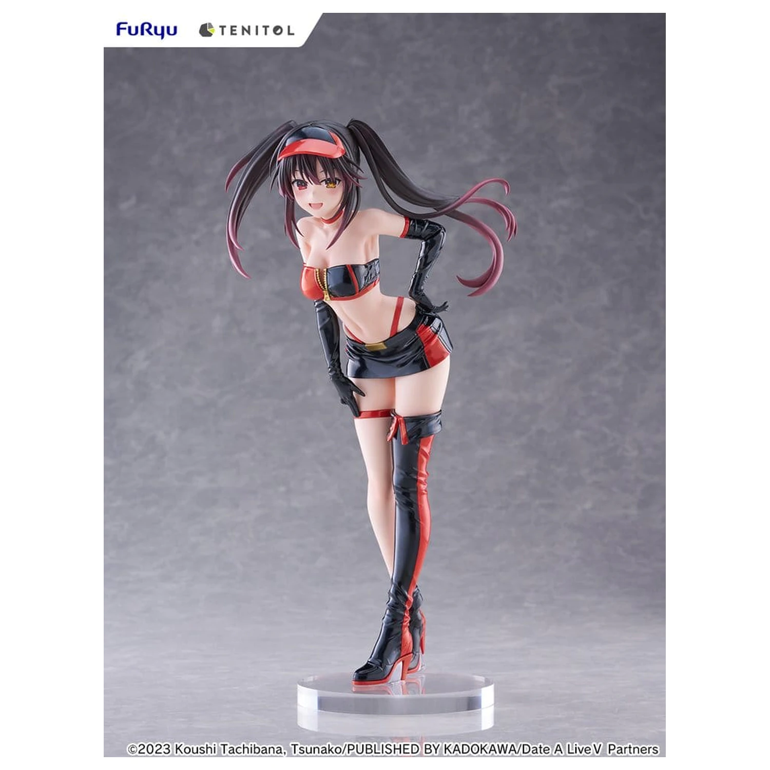 Date A Live V Tenitol Tall PVC Figure Kurumi Tokisaki Race Queen Ver. 29 cm product photo