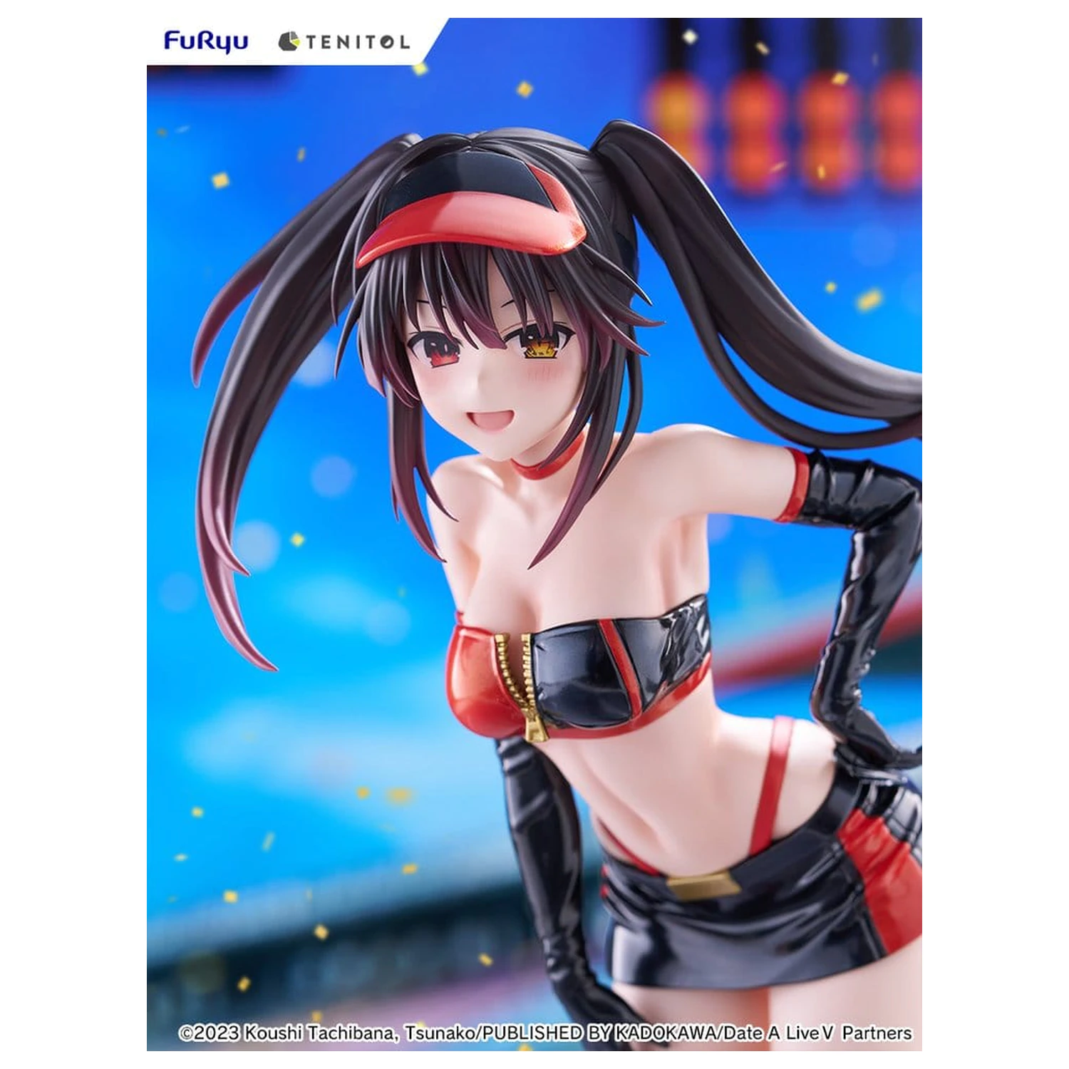 Date A Live V Tenitol Tall PVC Figure Kurumi Tokisaki Race Queen Ver. 29 cm product photo