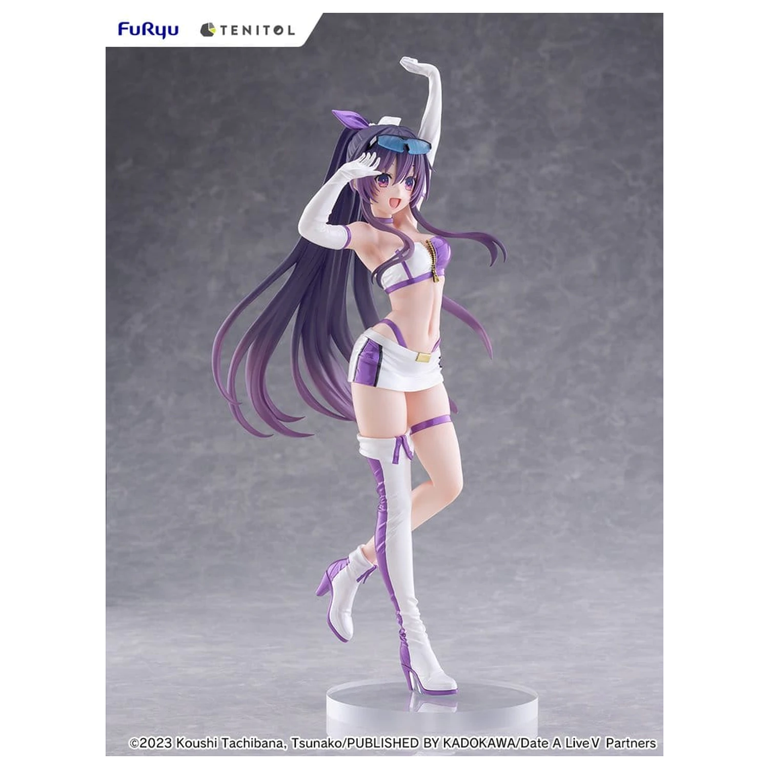 Date A Live V Tenitol Tall PVC Figure Tohka Yatogami Race Queen Ver. 30 cm product photo