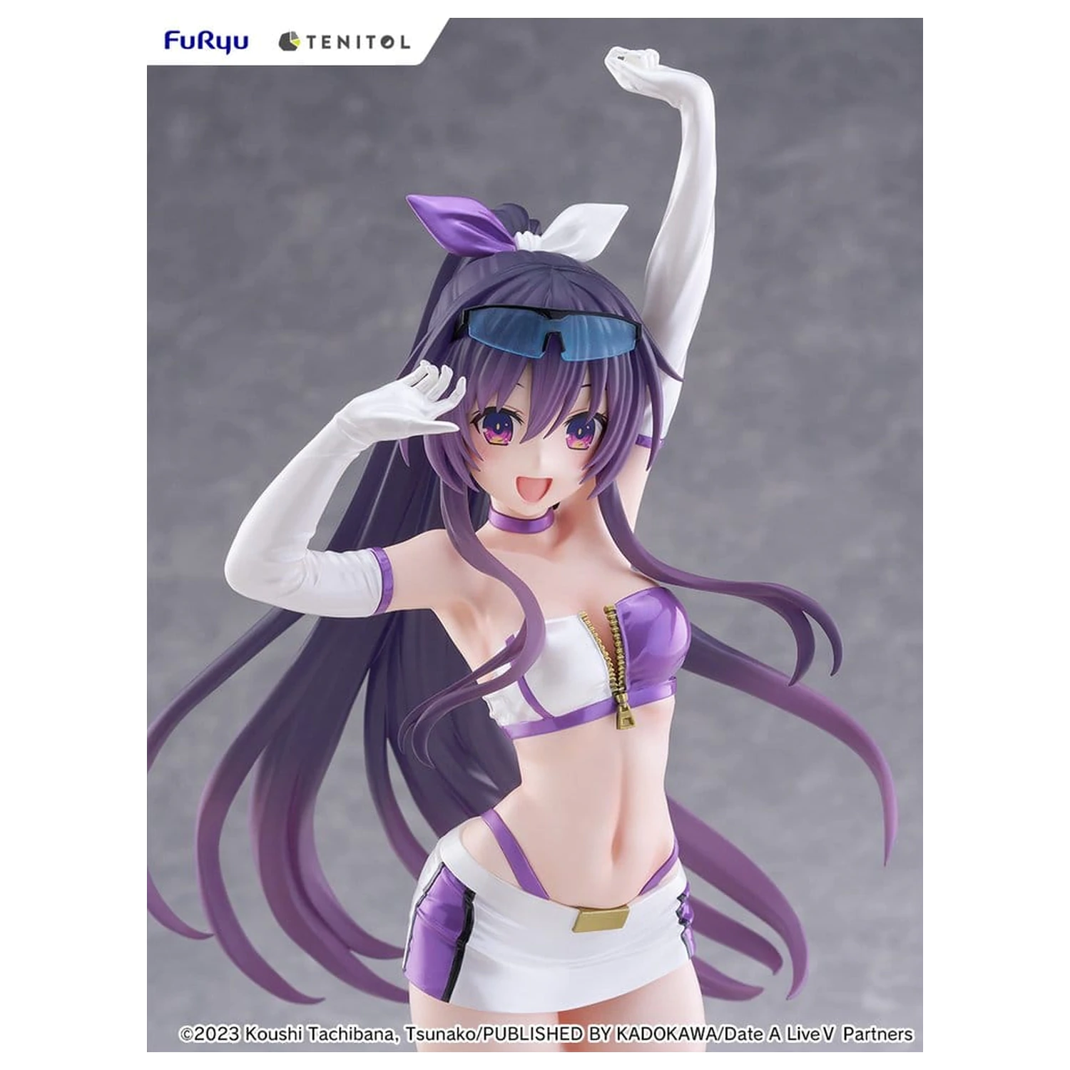 Date A Live V Tenitol Tall PVC Figure Tohka Yatogami Race Queen Ver. 30 cm product photo