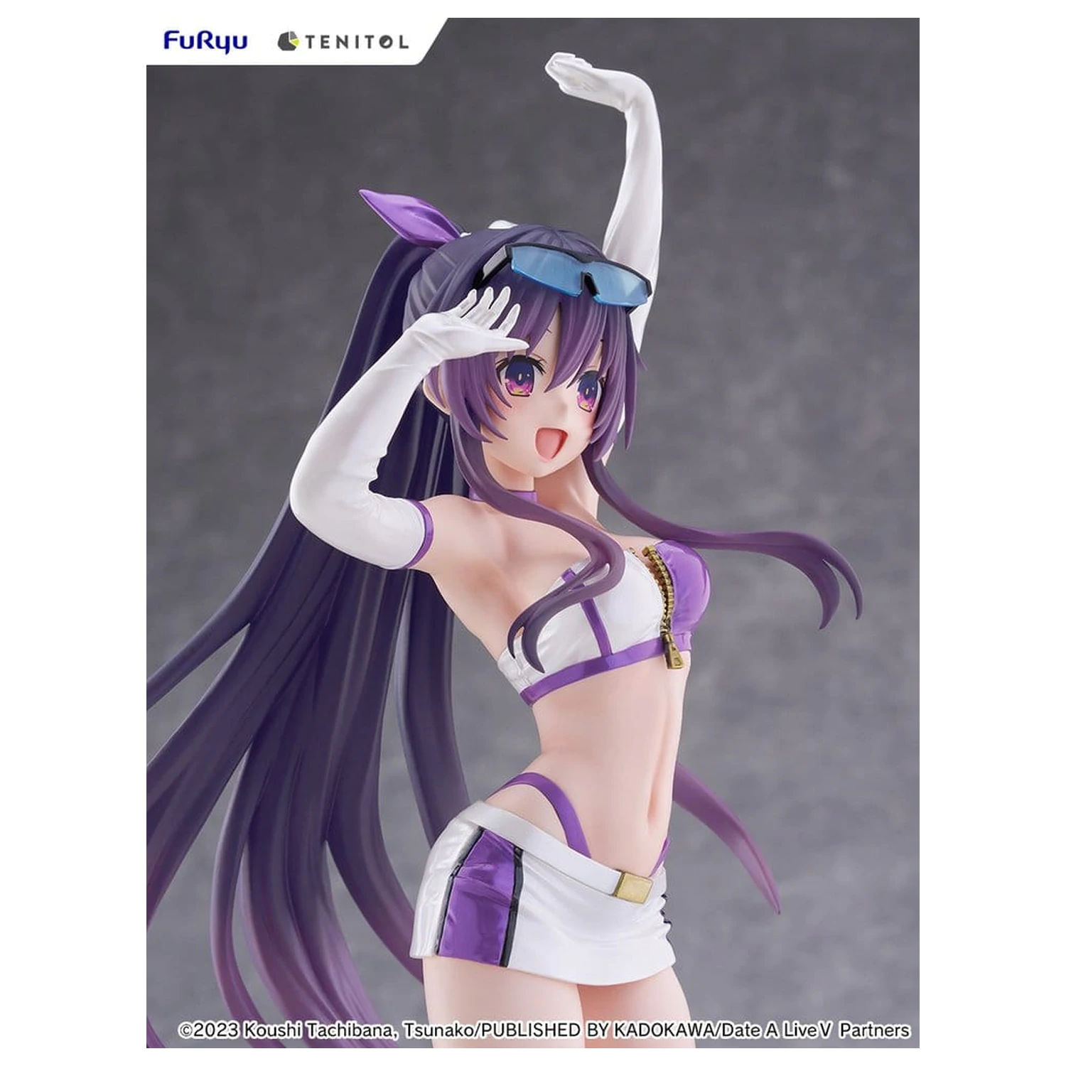 Date A Live V Tenitol Tall PVC Figure Tohka Yatogami Race Queen Ver. 30 cm product photo