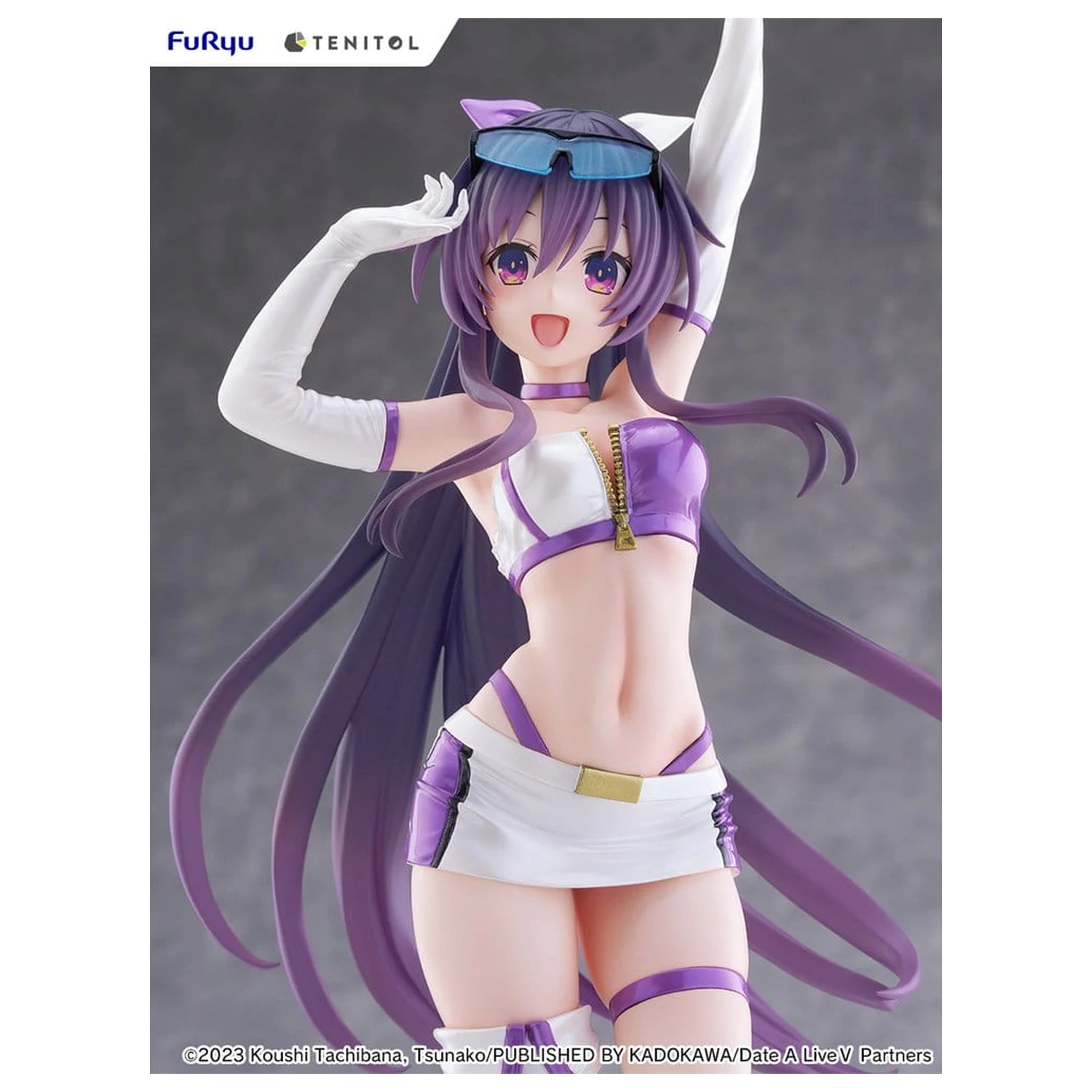 Date A Live V Tenitol Tall PVC Figure Tohka Yatogami Race Queen Ver. 30 cm product photo