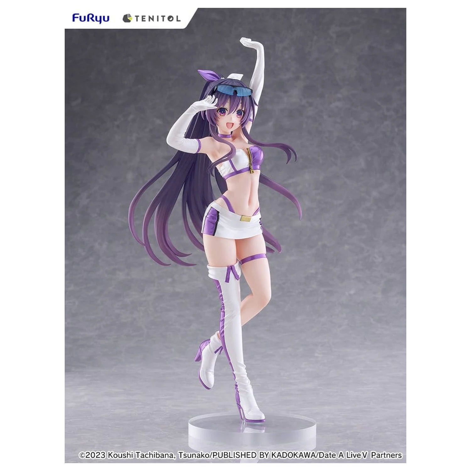 Date A Live V Tenitol Tall PVC Figure Tohka Yatogami Race Queen Ver. 30 cm product photo