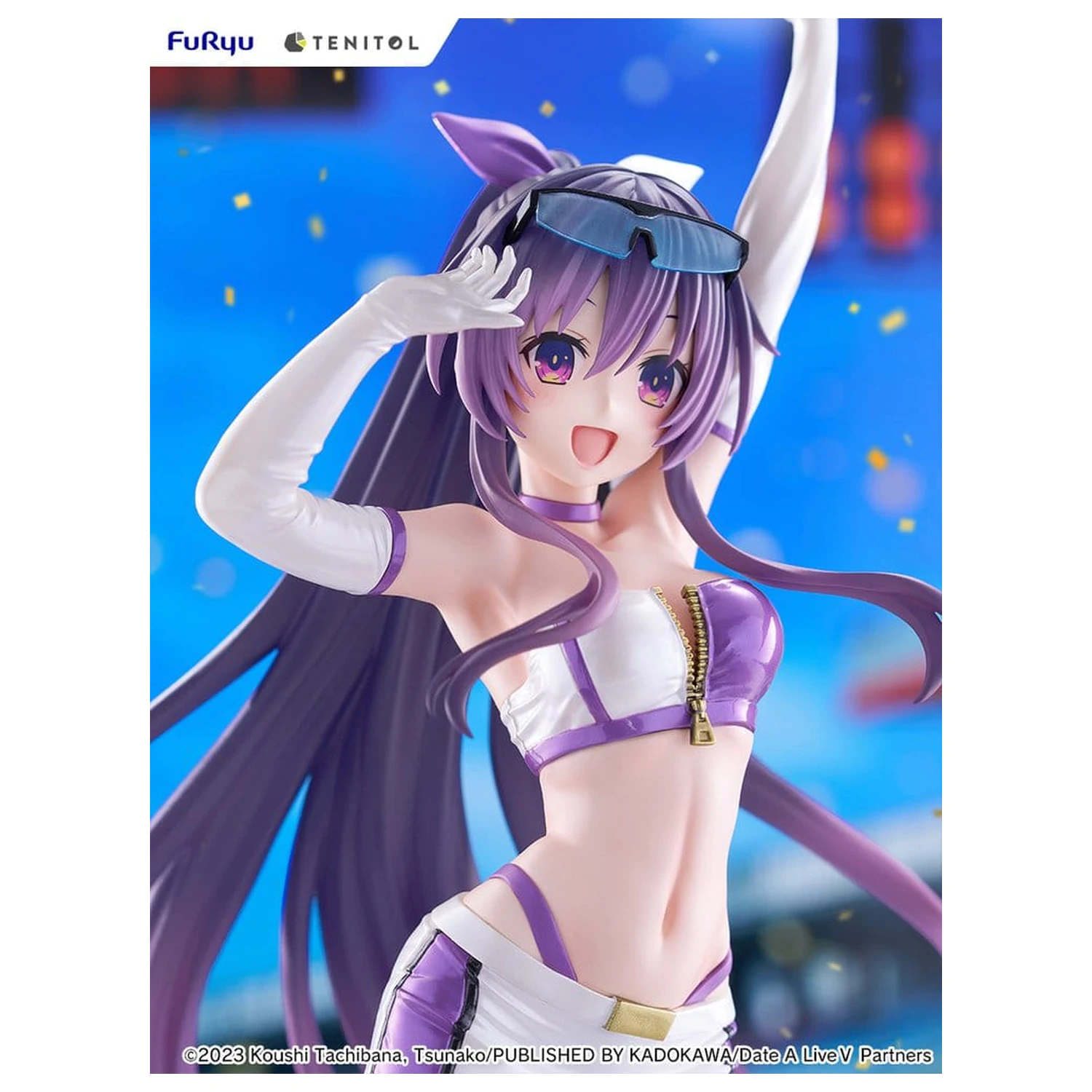 Date A Live V Tenitol Tall PVC Figure Tohka Yatogami Race Queen Ver. 30 cm product photo